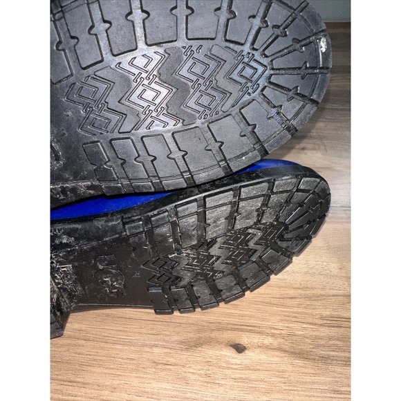 UGG Women's Glossy Rubber Shaye Blue Waterproof Rain Boots PLEASE READ - Picture 12 of 14